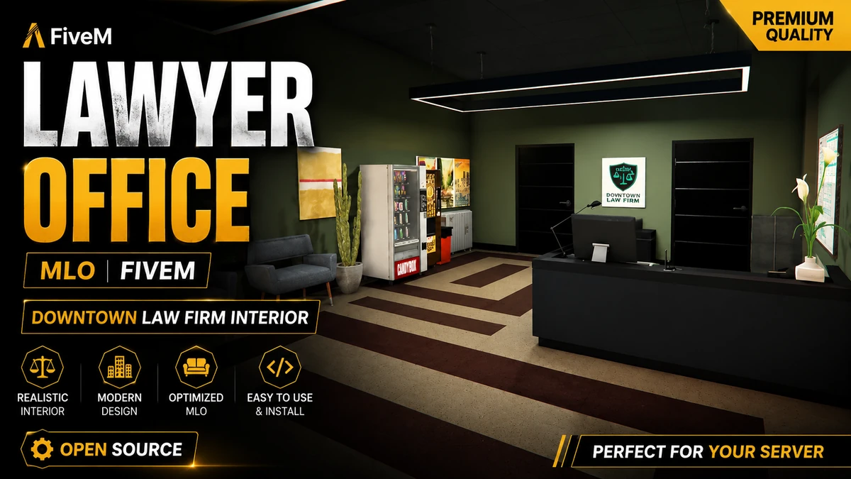 Lawyer Office  MLO FiveM – Downtown Law Firm Interior
